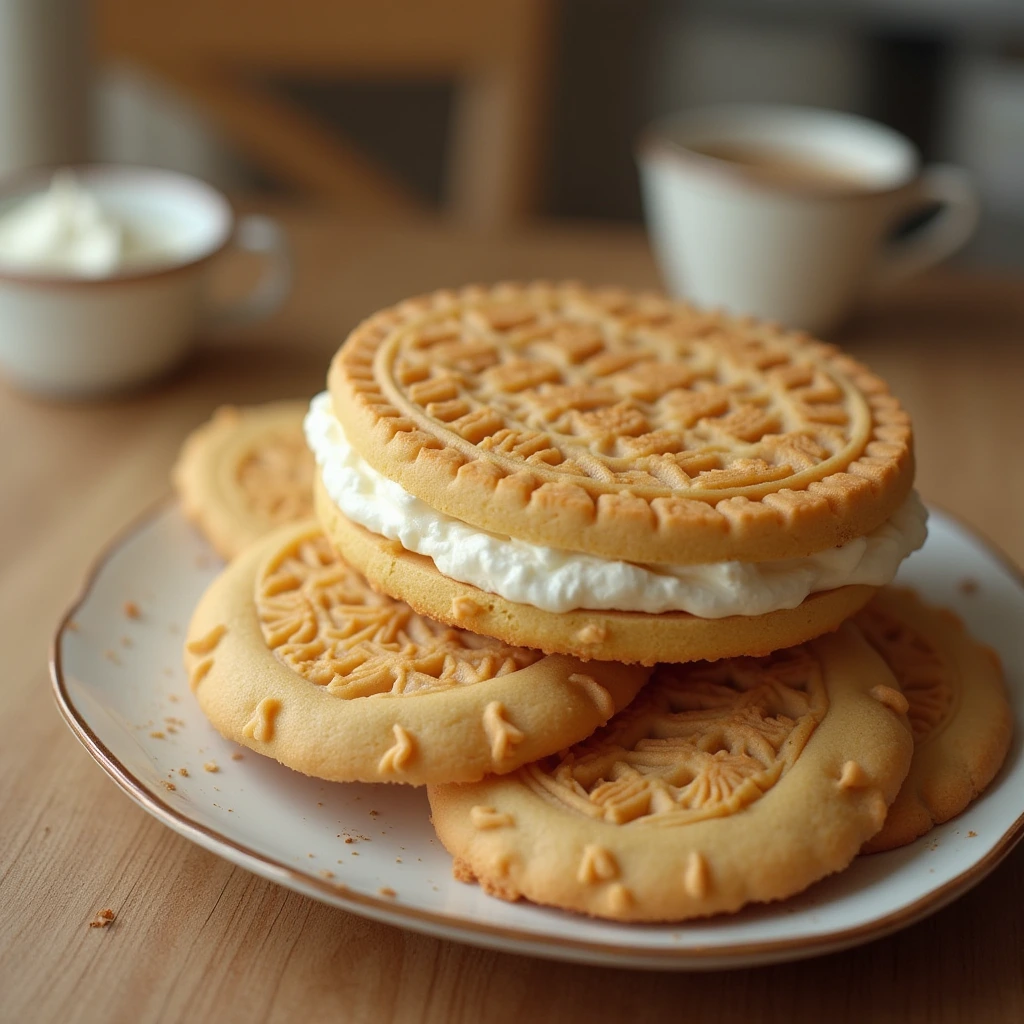 cookie and wafer
