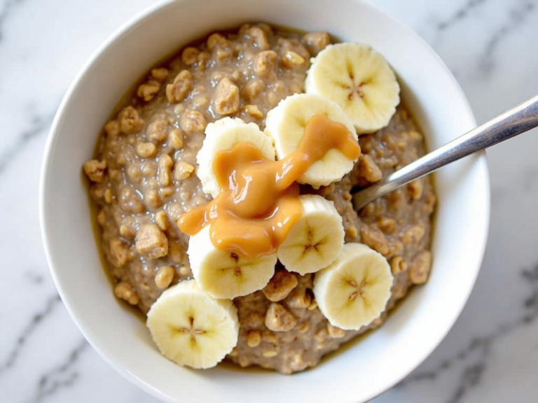 Peanut Butter & Banana Oatmeal Bowl for a Healthy Breakfast blueberry muffins Peanut Butter & Banana Oatmeal Bowl for a Healthy Breakfast 4UIfoZKZy6YpfVDaUJWBH