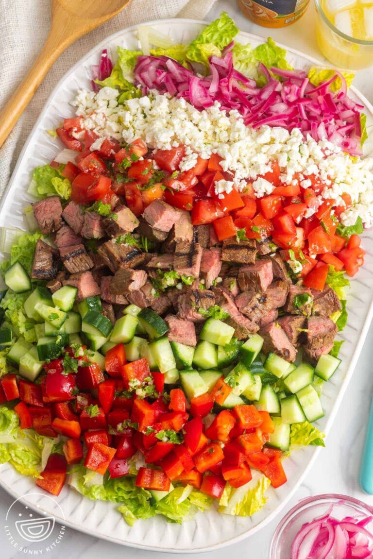 Chopped Flank Steak Salad Chopped Flank Steak Salad 1