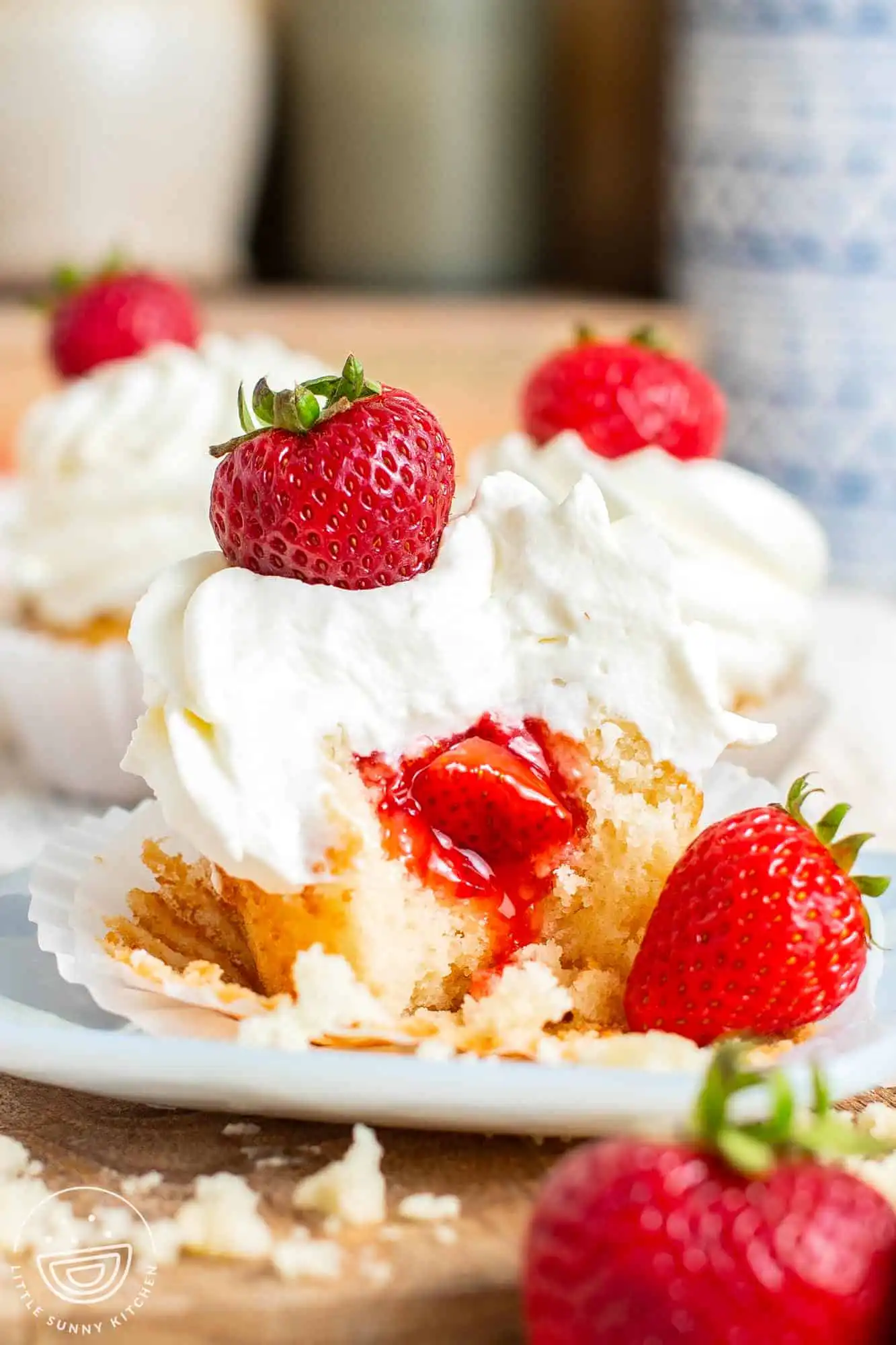 Strawberry Shortcake Cupcakes Strawberry Shortcake Cupcakes Strawberry Shortcake Cupcakes 1