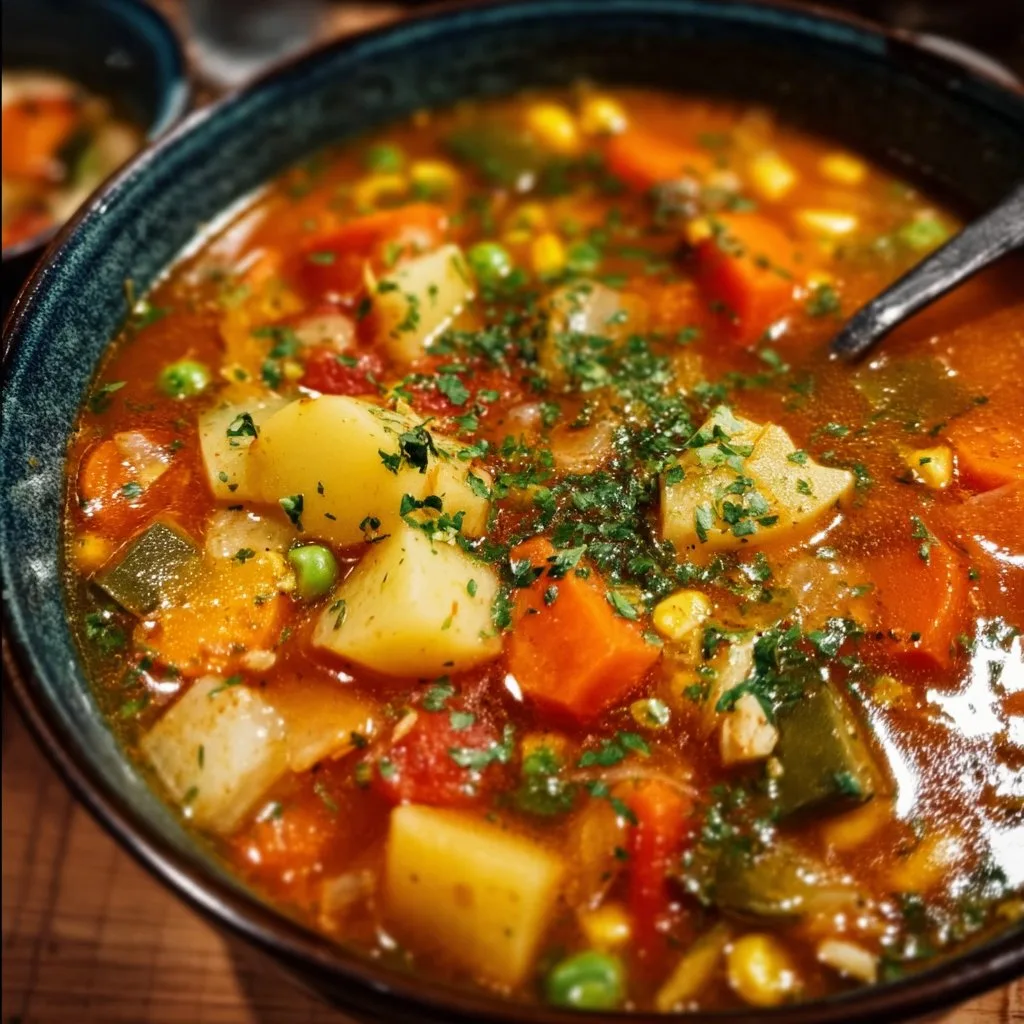 Easy Vegetable Soup vegetable soup Easy Vegetable Soup