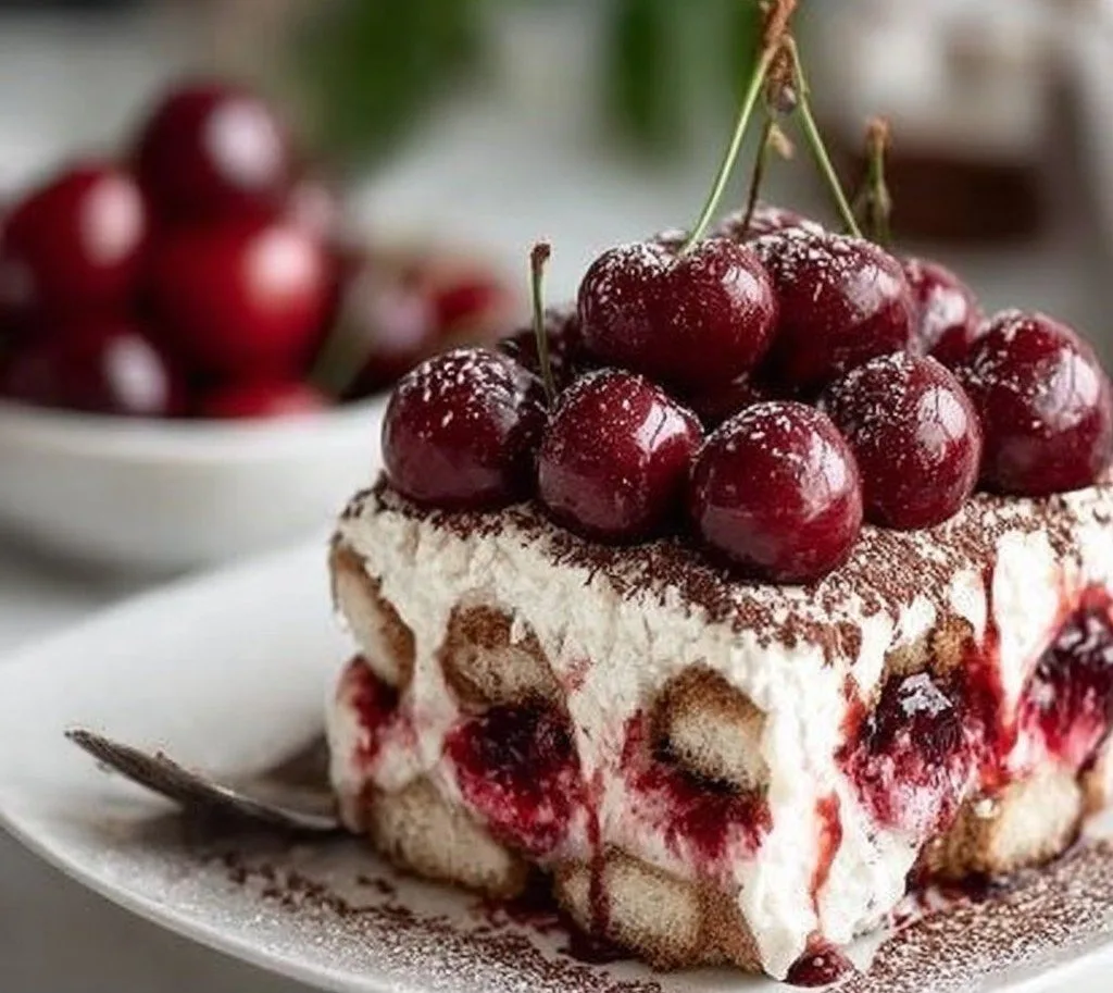 Cherry Amaretto Tiramisu