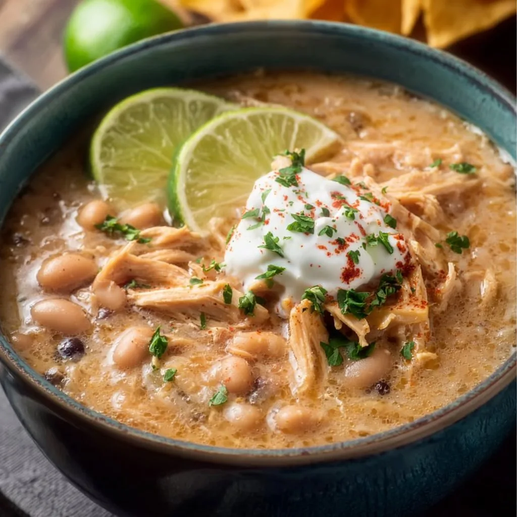 Crockpot White Chicken Chili white chicken chili Crockpot White Chicken Chili