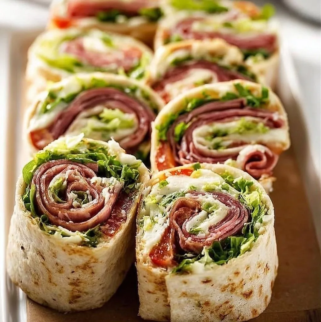 Italian Pinwheel Sandwiches