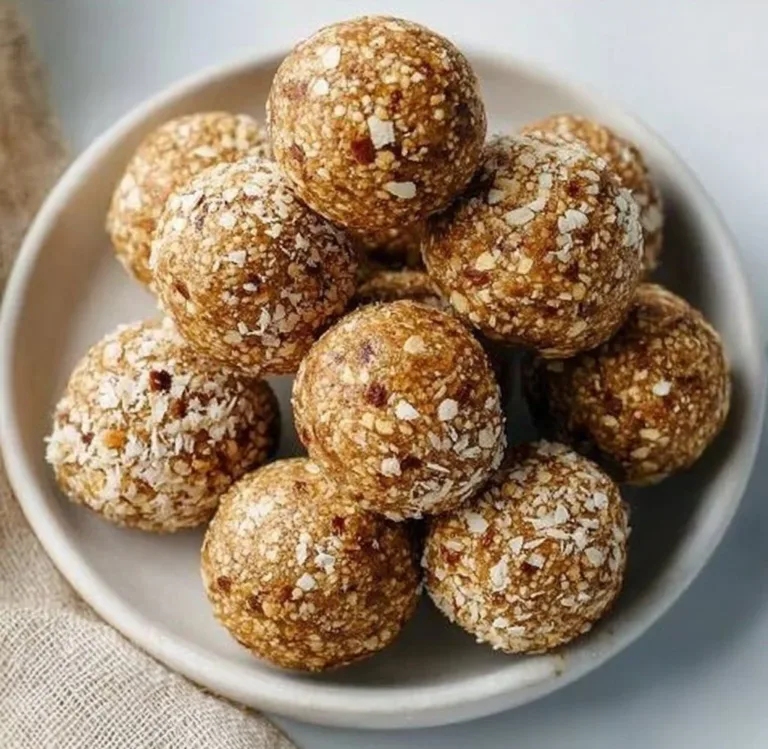 Healthy banana bread energy balls packed with nutritious ingredients