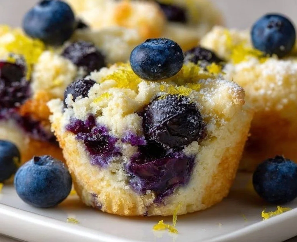 Blueberry and Lemon Zest Cottage Cheese Bites