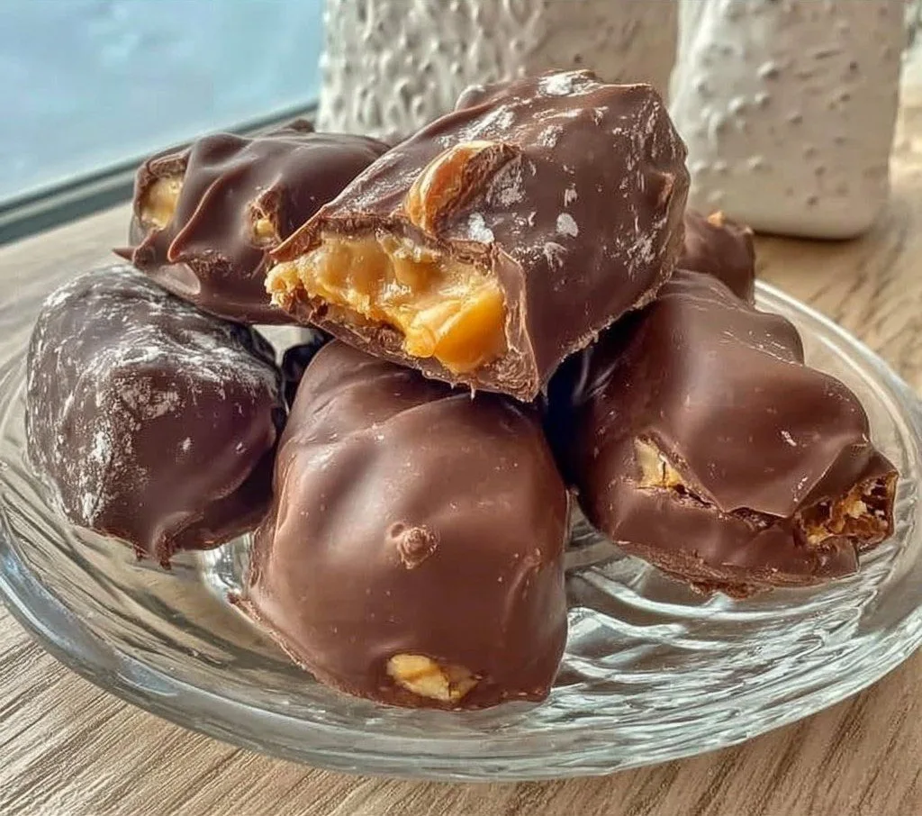 3-Ingredient Date Snickers Date Snickers 3-Ingredient Date Snickers