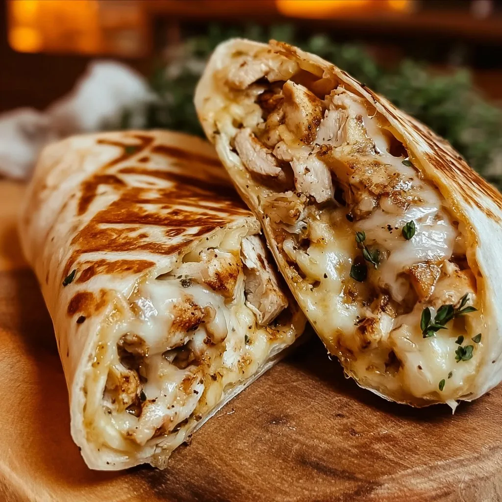 Ooey-Gooey Cheesy Garlic Chicken Wraps You’ll Love! cheesy garlic chicken wraps Ooey-Gooey Cheesy Garlic Chicken Wraps You’ll Love!