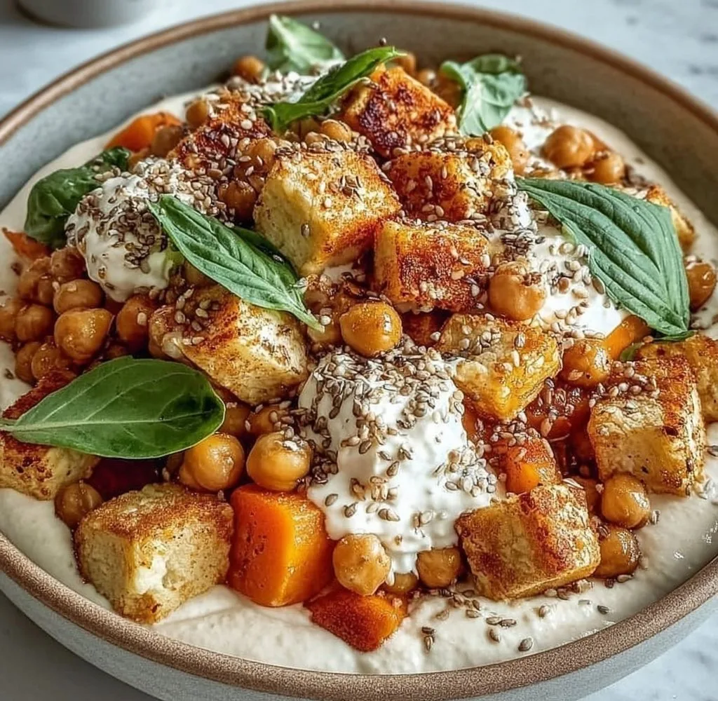 Anti-Inflammatory Glow Bowl with Tahini Yogurt