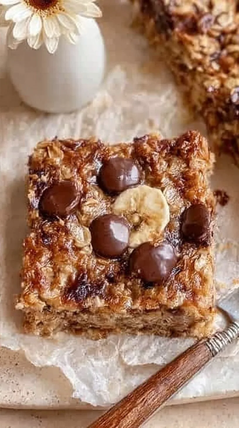 Banana Oatmeal Bars