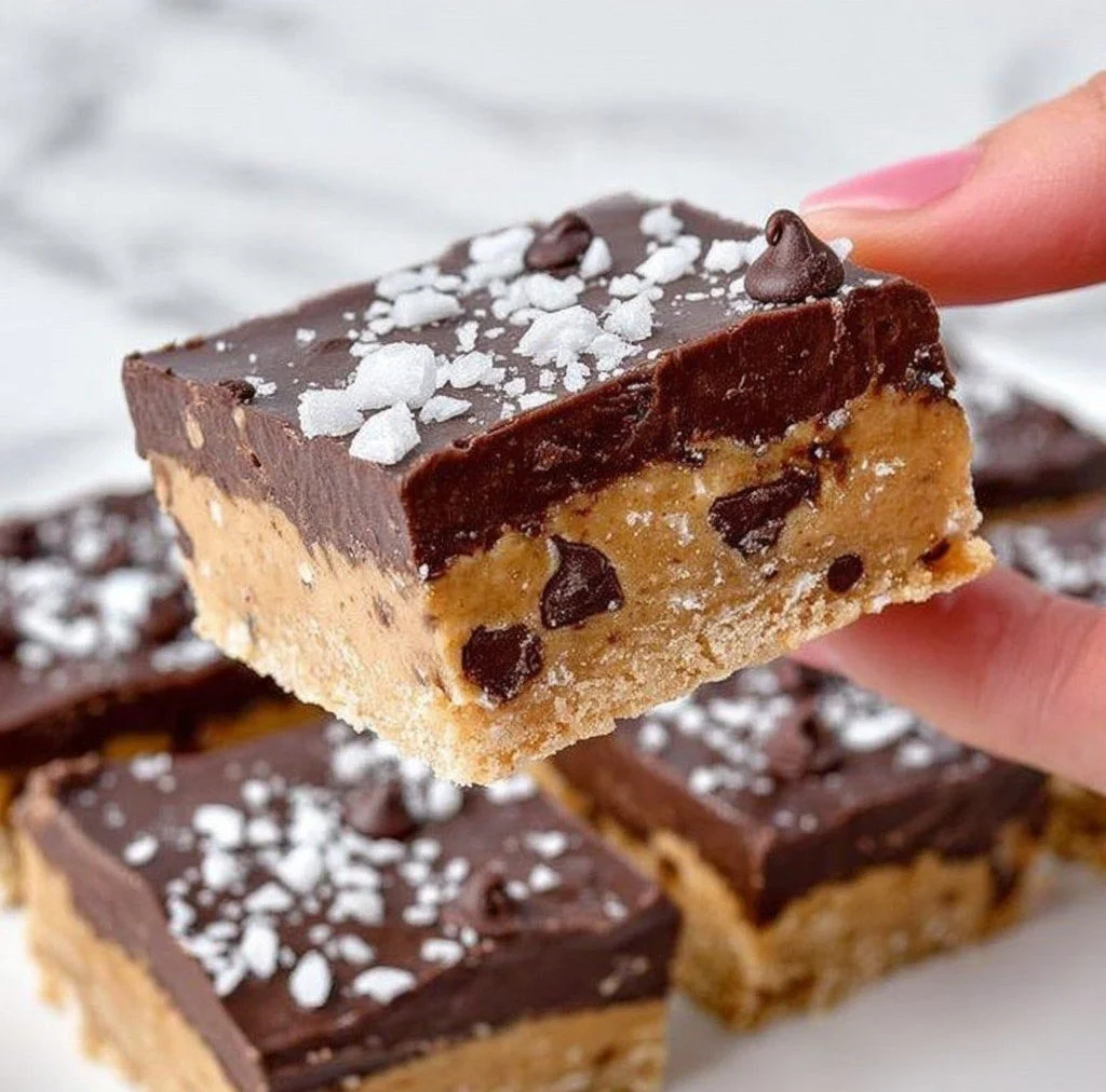 No Bake Cookie Dough Bars