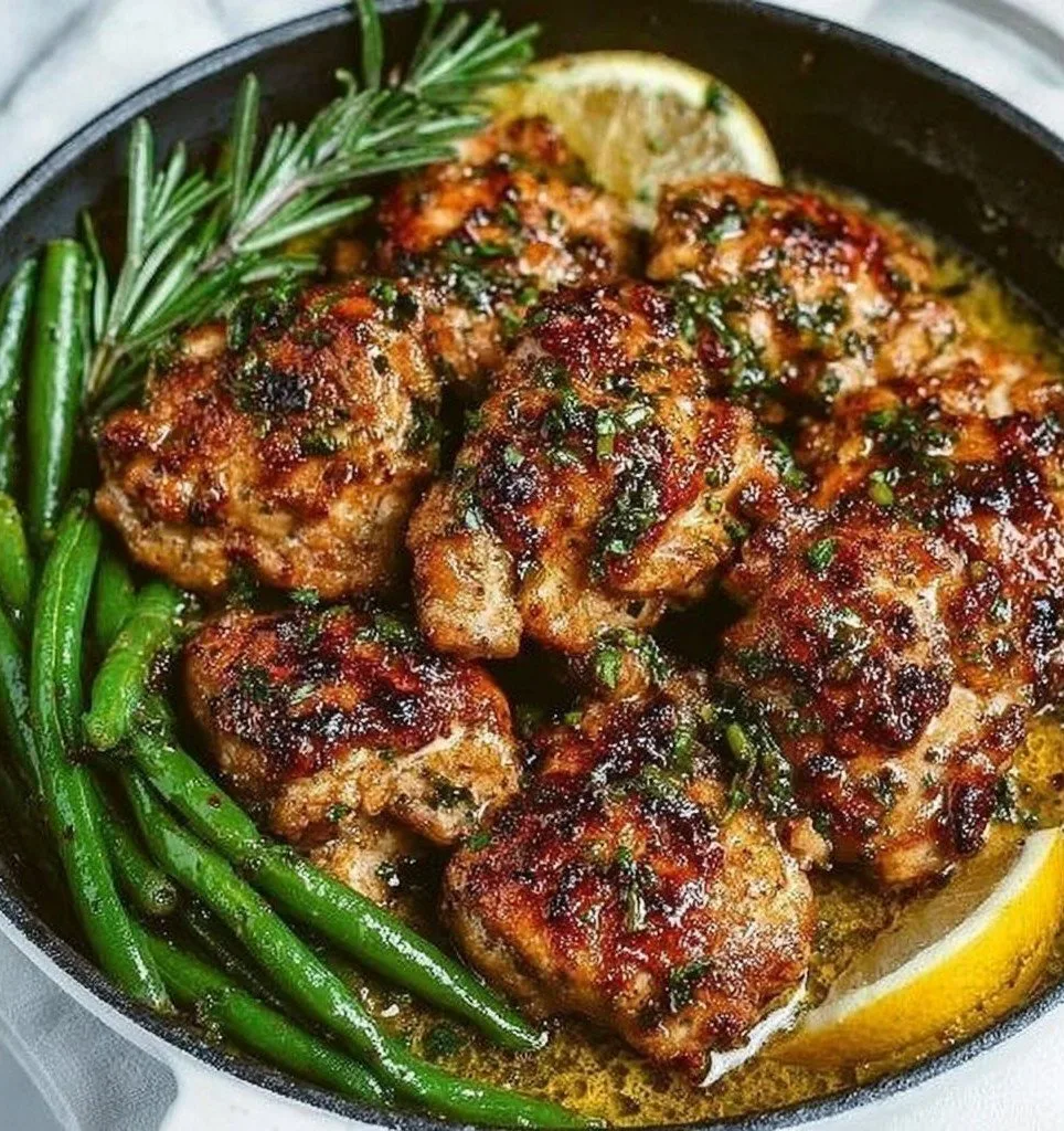 Lemon Garlic Butter Chicken Thighs