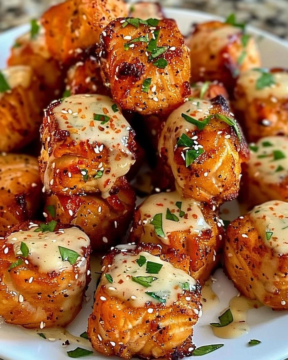 Bang Bang Salmon Bites