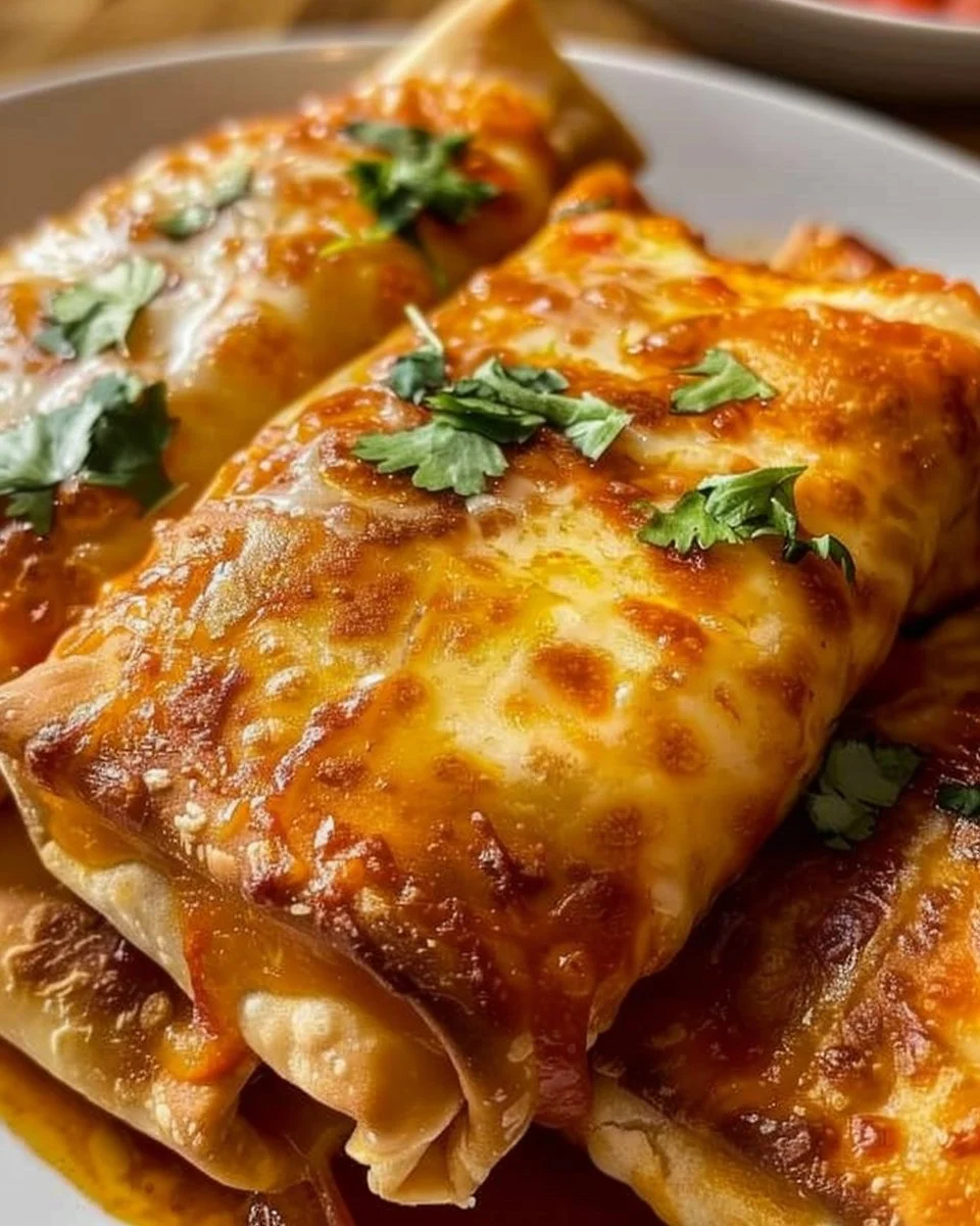 Beef and Cheese Chimichangas