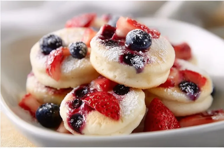 Berry Protein Pancake Bites potato cakes Delicious berry protein pancake bites, perfect for a healthy breakfast or snack