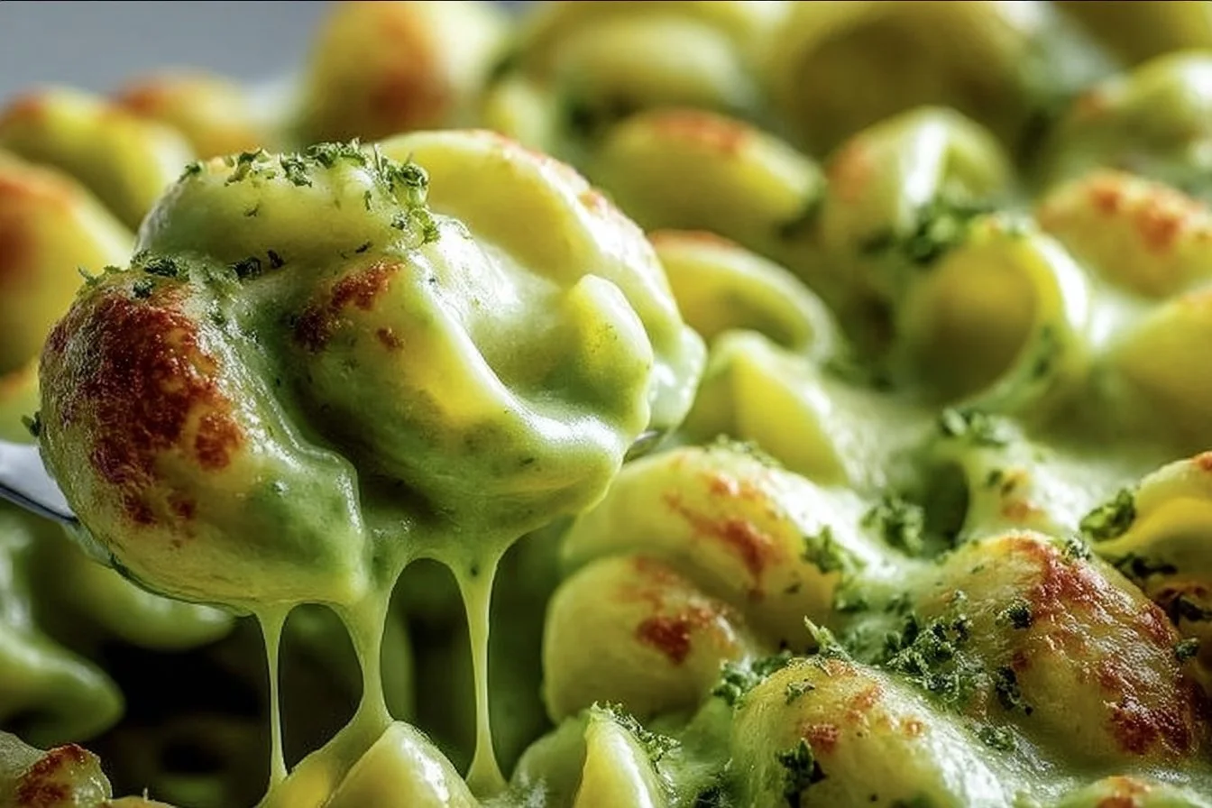 Creamy St. Patrick’s Green Mac & Cheese green mac & cheese Creamy St. Patrick’s Green Mac & Cheese