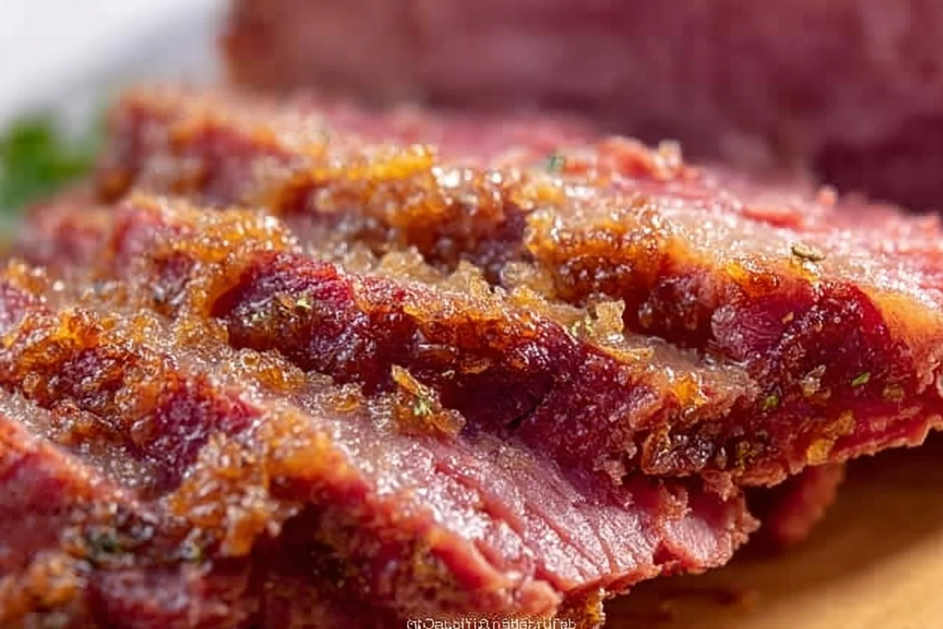 Crispy Slow Cooker Corned Beef corned beef Crispy Slow Cooker Corned Beef