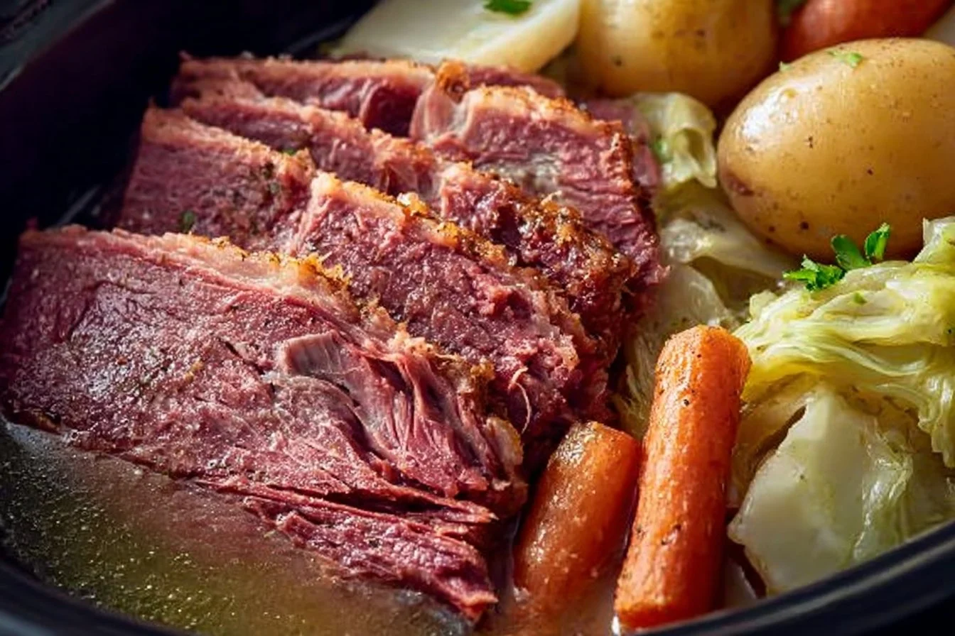 Crockpot Corned Beef and Cabbage Recipe corned beef and cabbage Crockpot Corned Beef and Cabbage Recipe