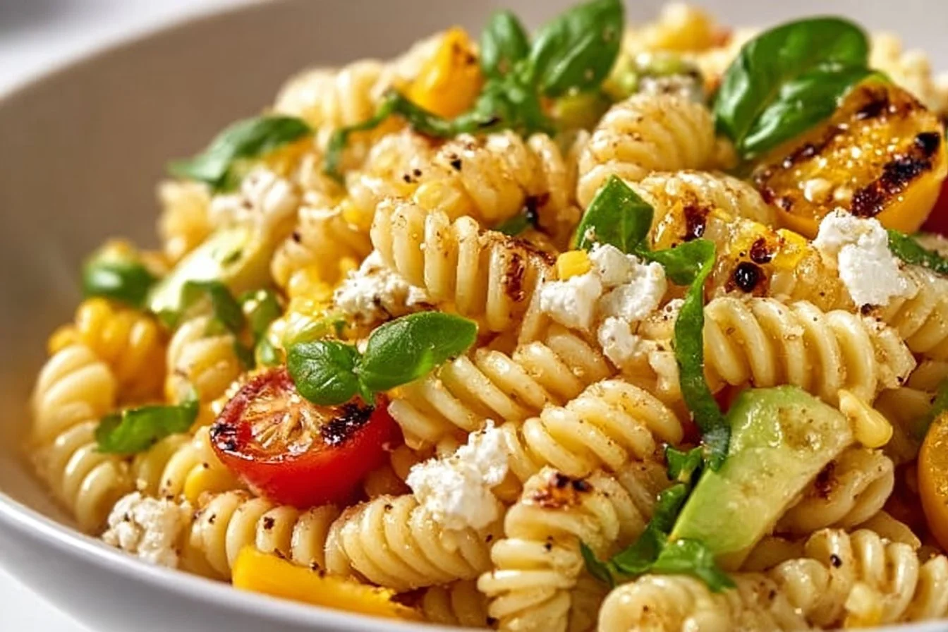 Juicy Street Corn Pasta Salad street corn pasta salad Juicy Street Corn Pasta Salad