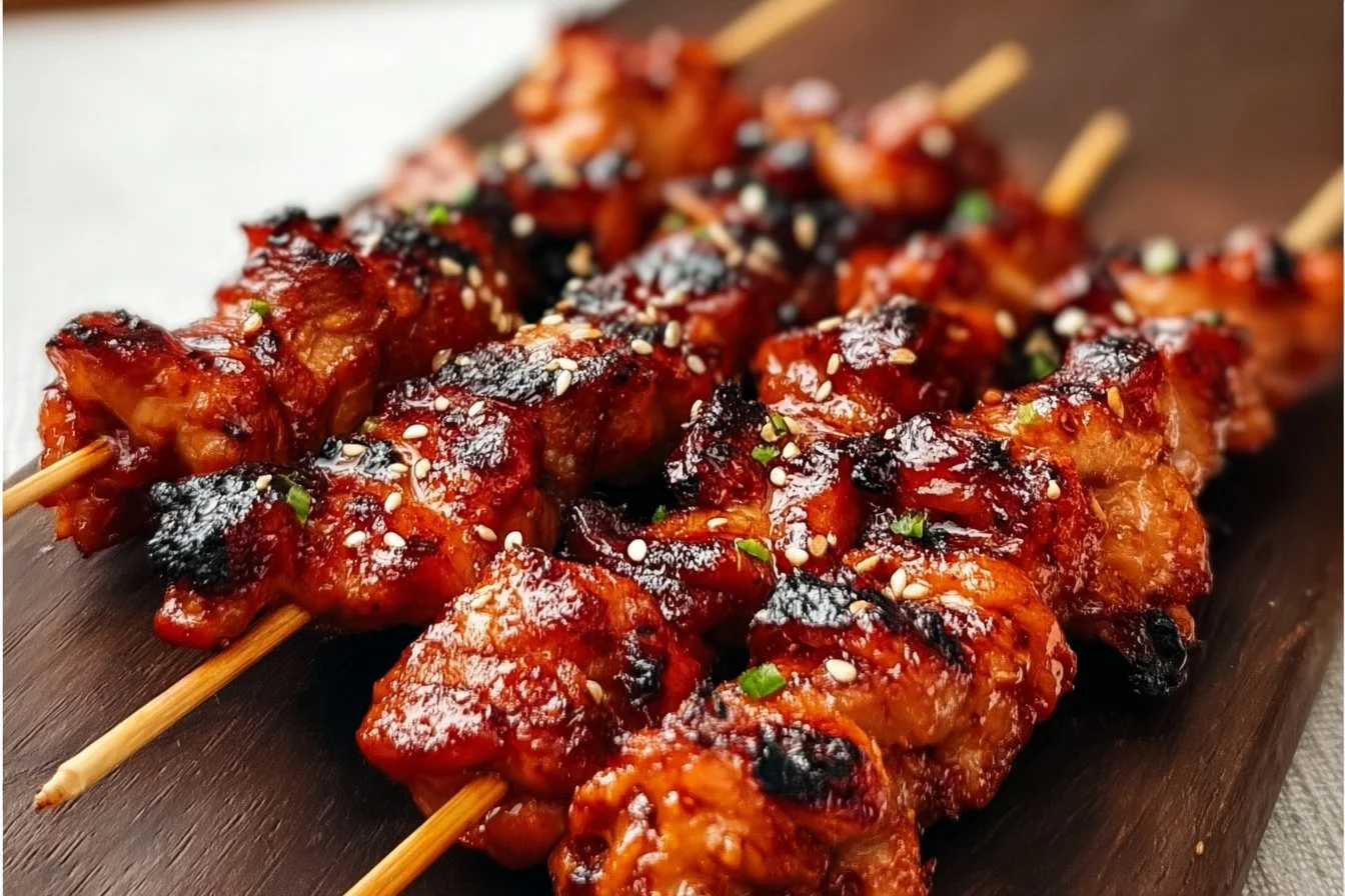 Korean Chicken Skewers Korean Chicken Korean Chicken Skewers