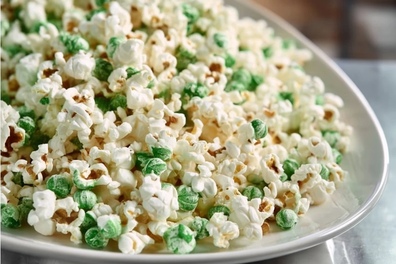 Leprechaun Popcorn Leprechaun Popcorn Colorful Leprechaun Popcorn in a festive bowl for St. Patrick's Day.