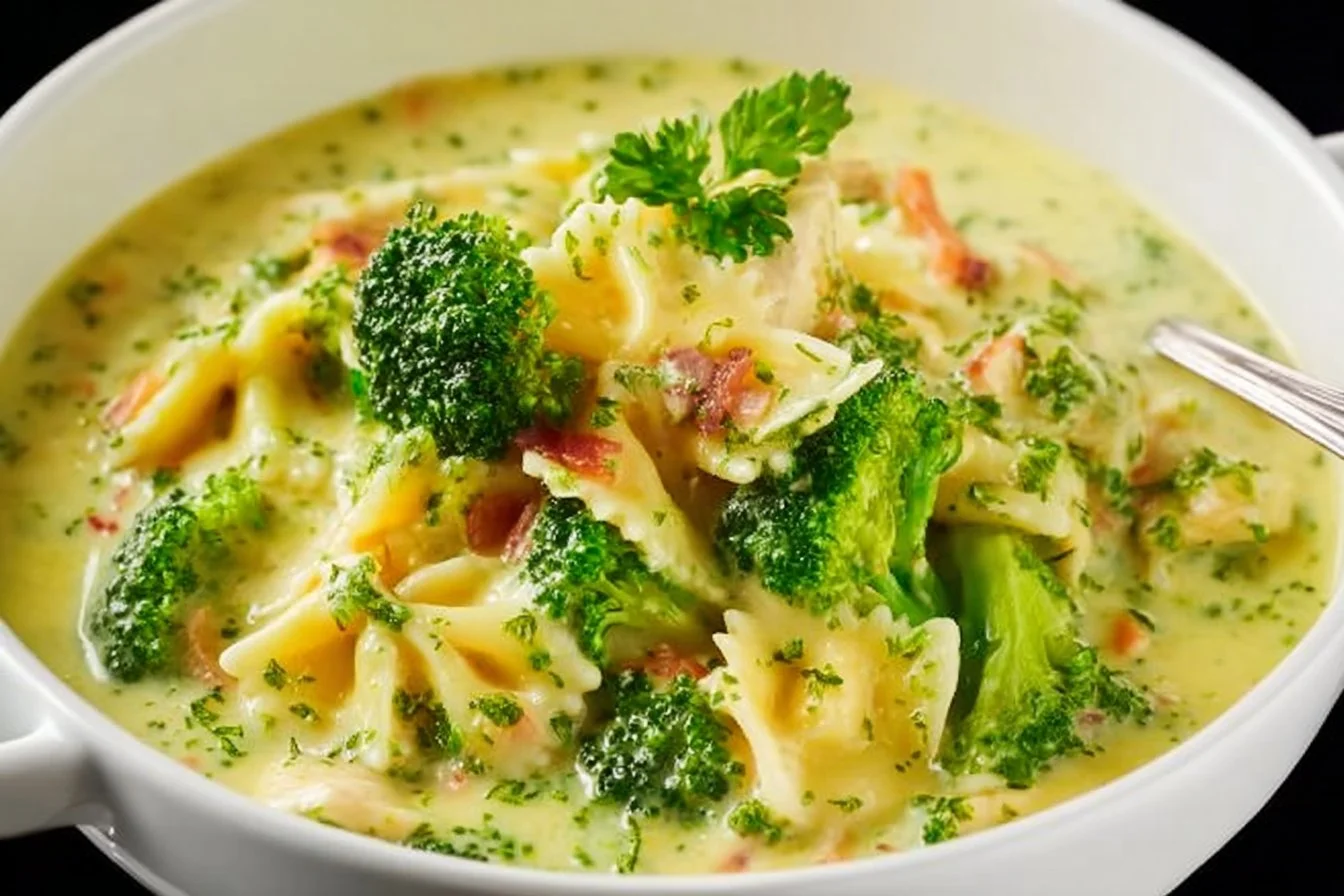 Pin by Sungmoon Kim on broccoli pasta chicken | Healthy soup recipes, Healthy recipes, Cooking recipes broccoli pasta Healthy broccoli pasta chicken dish with vibrant greens and hearty ingredients