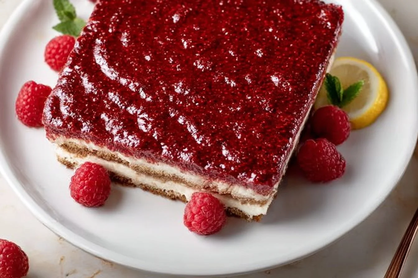 Raspberry Tiramisu Raspberry Tiramisu Delicious Raspberry Tiramisu dessert with fresh raspberries and mascarpone cheese.