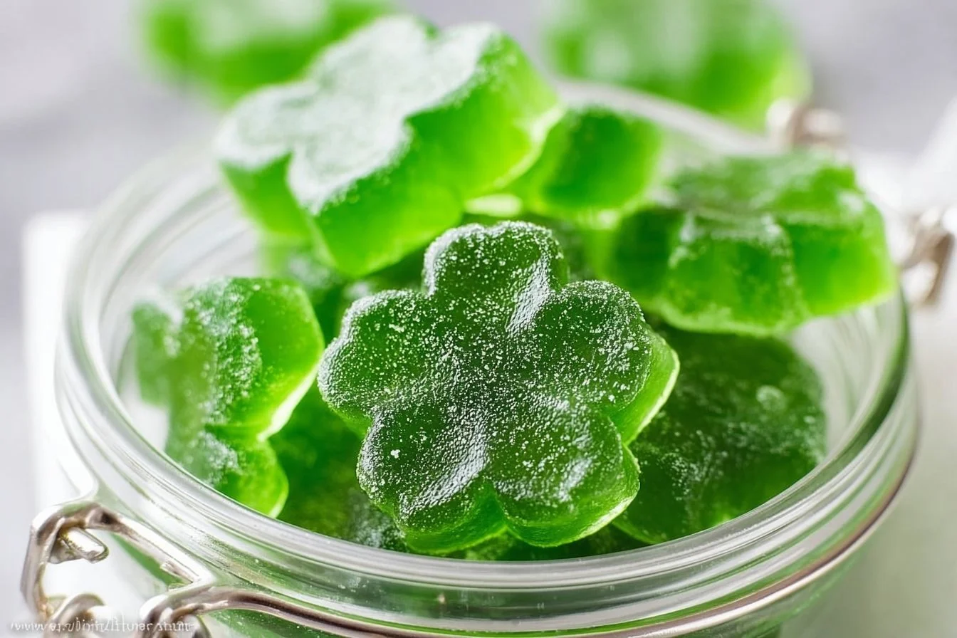 Shamrock Homemade Gummies with Jello homemade gummies Shamrock Homemade Gummies with Jello