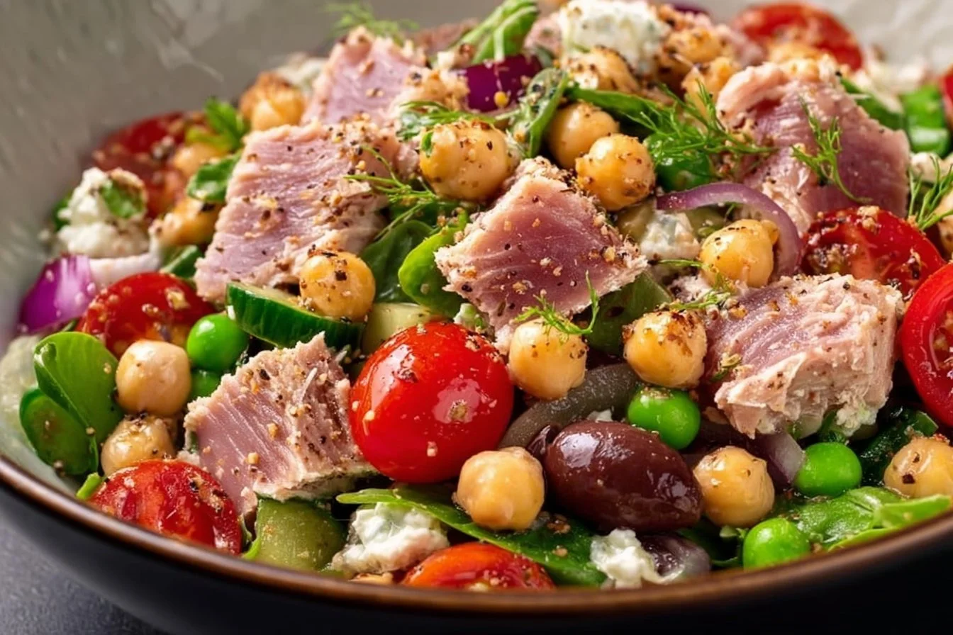 Tuna Chickpea Protein Bowl