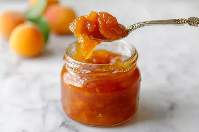 Quick 8-minute small batch apricot jam recipe with fresh apricots.