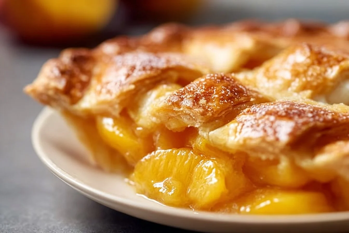The Best Peach Pie – Gooey, Golden, and Packed with Flavor