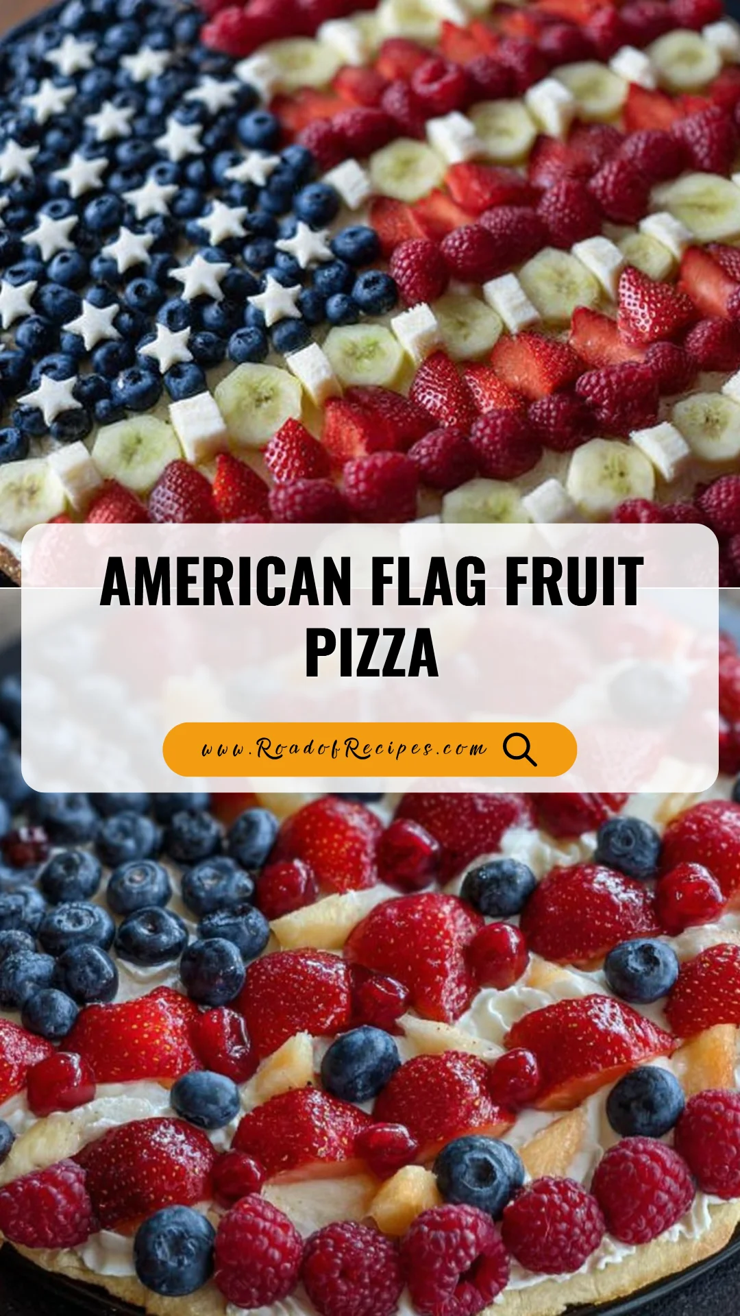 American Flag Fruit Pizza fruit pizza American Flag Fruit Pizza