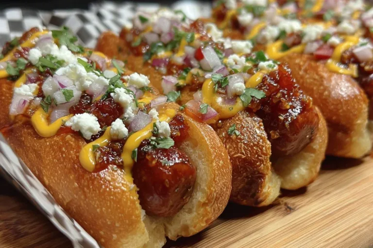 Flavorful Firecracker Hot Dogs Mexican Street Corn Flavorful Firecracker Hot Dogs ready for grilling and serving.