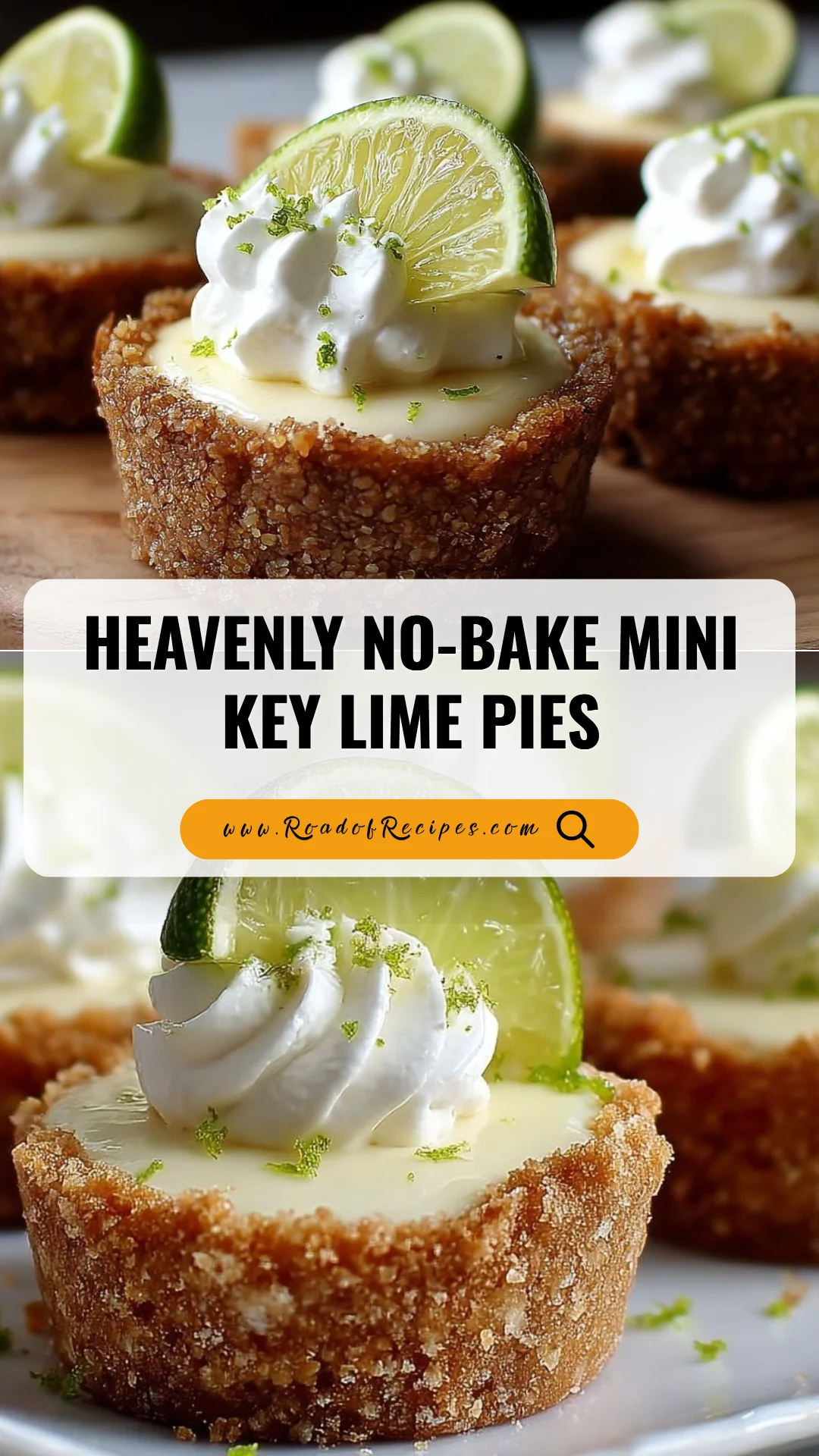Heavenly No-Bake Mini Key Lime Pies mini key lime pies Heavenly No-Bake Mini Key Lime Pies