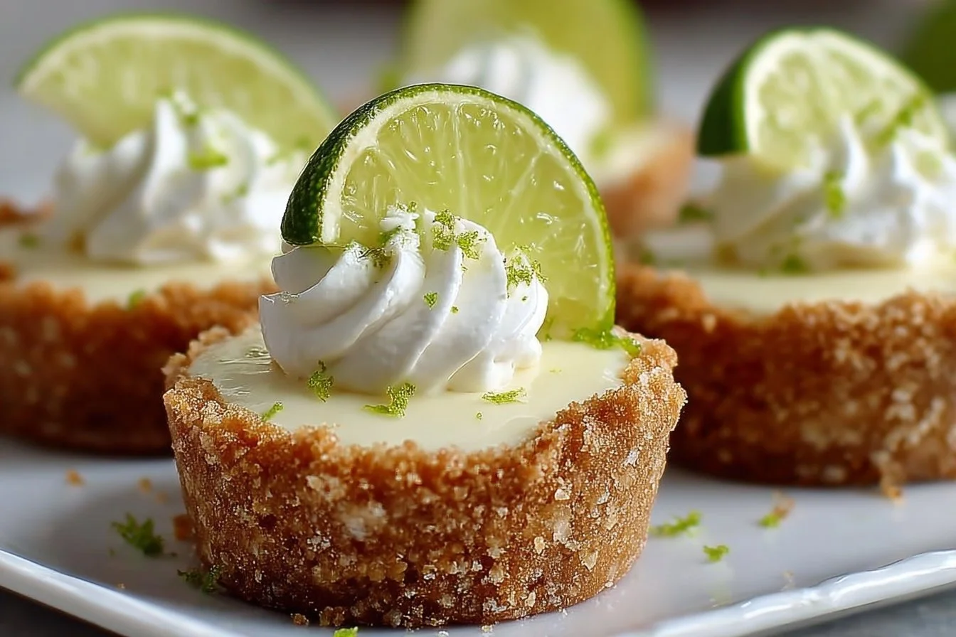 Heavenly No-Bake Mini Key Lime Pies mini key lime pies Heavenly No-Bake Mini Key Lime Pies
