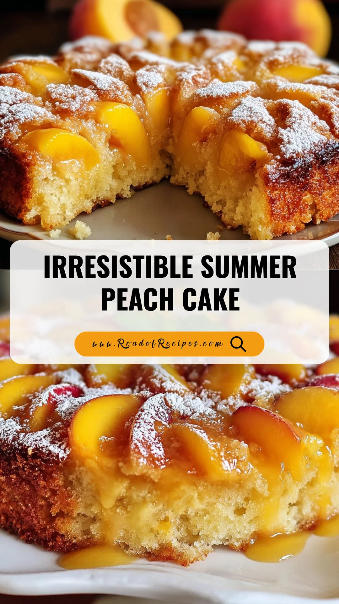 Irresistible Summer Peach Cake peach cake Irresistible Summer Peach Cake
