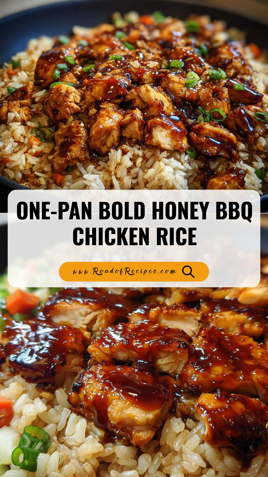 One-Pan Bold Honey BBQ Chicken Rice