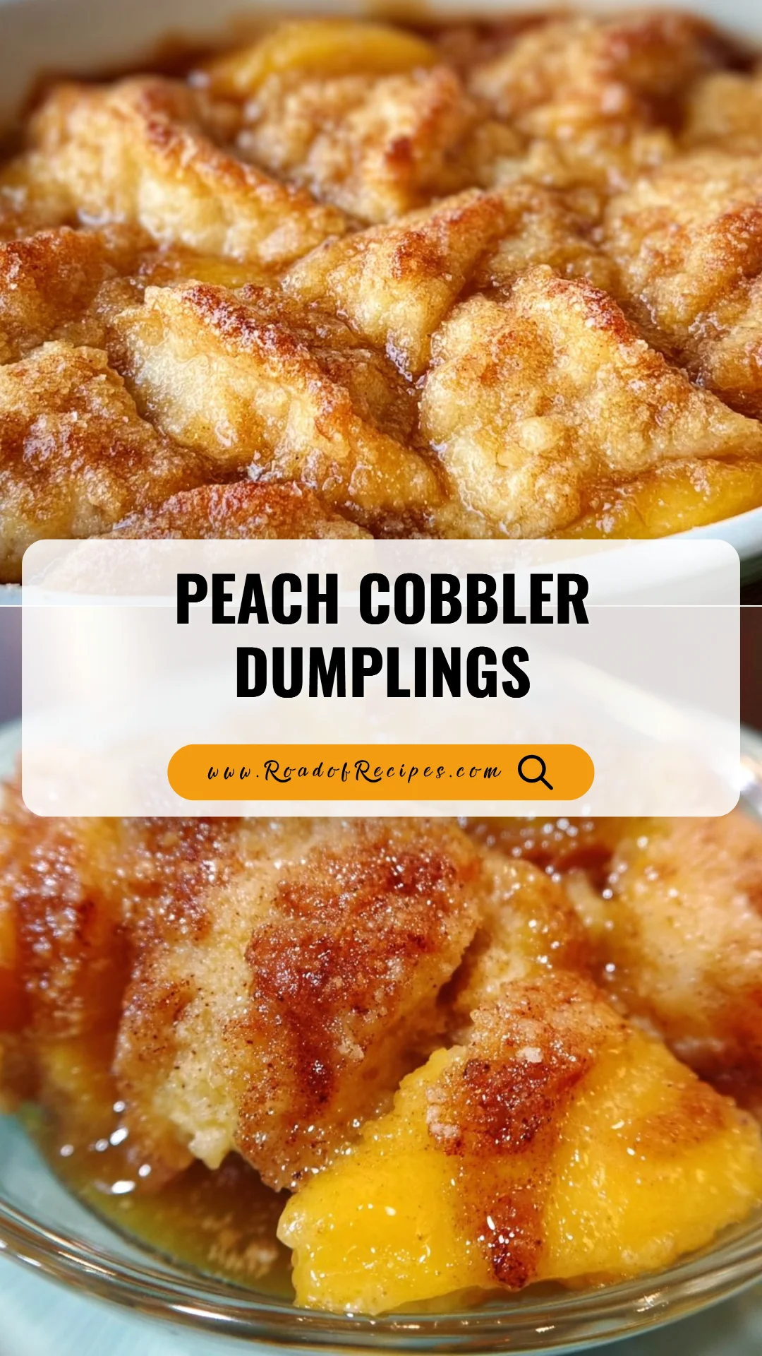 Peach Cobbler Dumplings