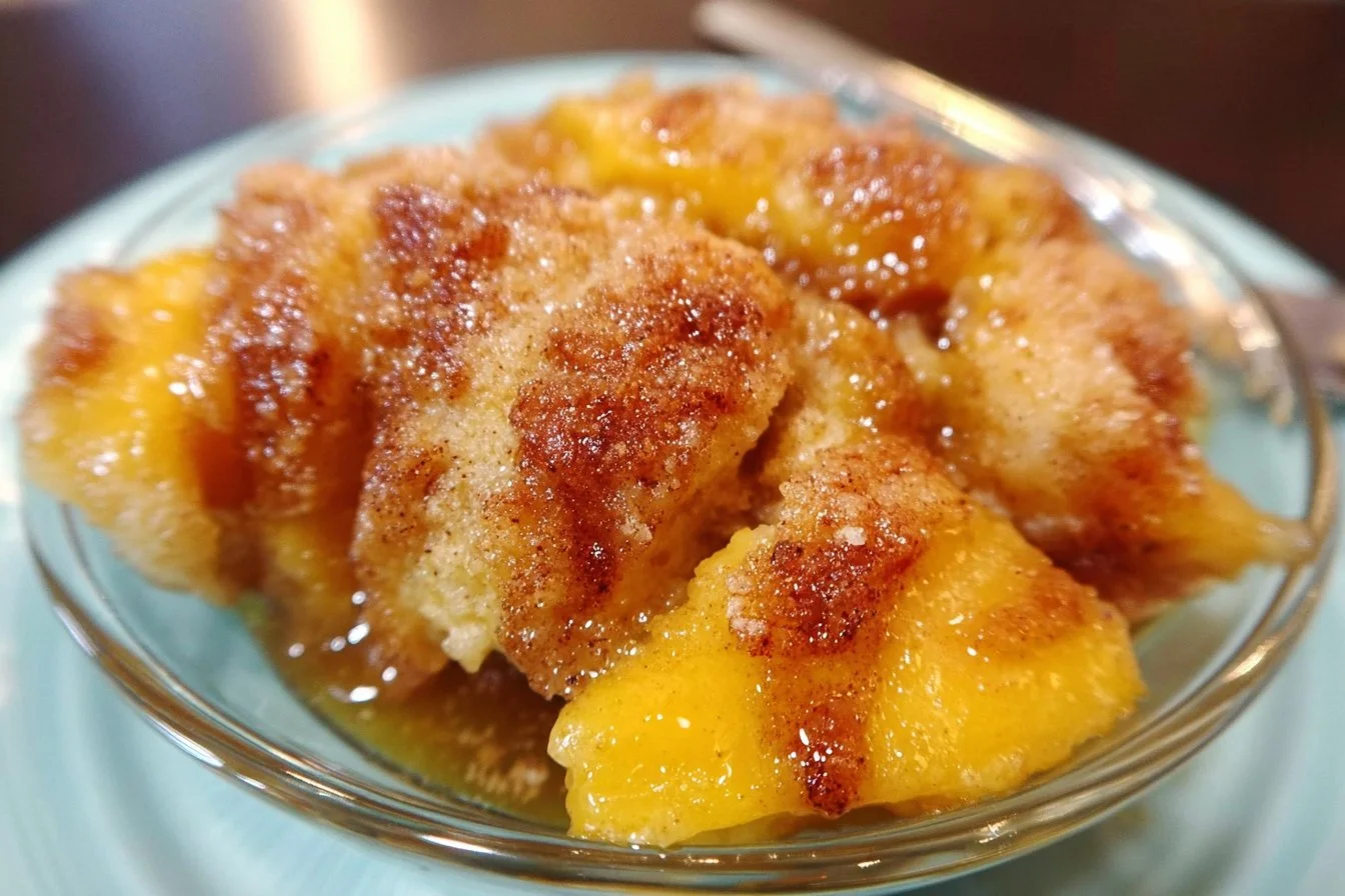 Peach Cobbler Dumplings