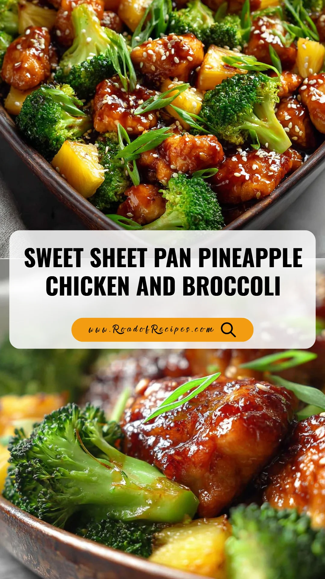 Sweet Sheet Pan Pineapple Chicken and Broccoli pineapple chicken Sweet Sheet Pan Pineapple Chicken and Broccoli - thegirlskitchen