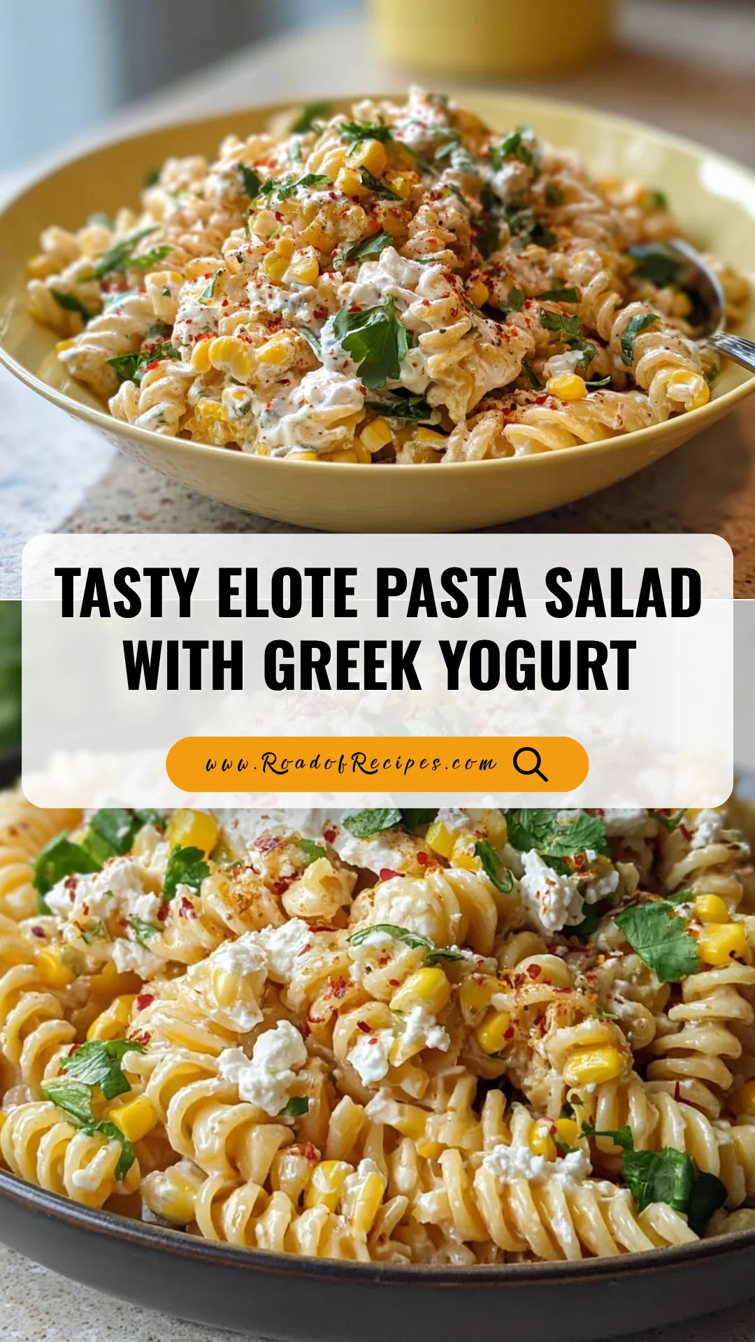 Tasty Elote Pasta Salad with Greek Yogurt elote pasta salad Tasty Elote Pasta Salad with Greek Yogurt