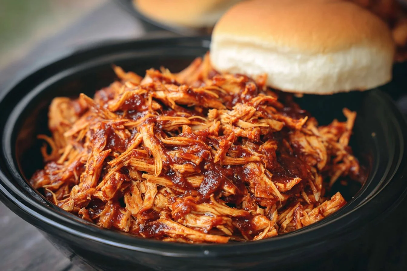 The Best Crockpot BBQ Chicken (Easy Pulled Chicken)