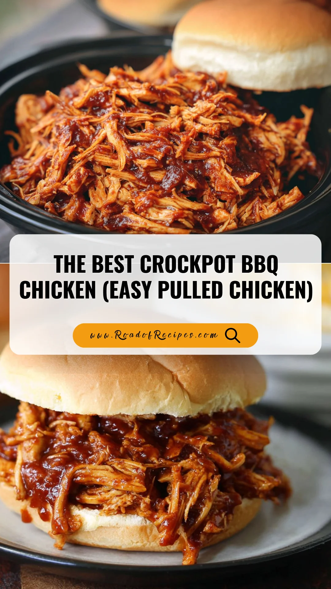 The Best Crockpot BBQ Chicken (Easy Pulled Chicken) Crockpot BBQ Chicken The Best Crockpot BBQ Chicken (Easy Pulled Chicken)