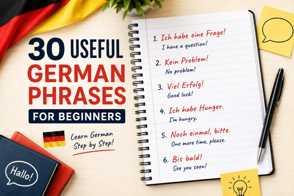 30 Useful German Phrases for Beginners 30 Useful German Phrases for Beginners 30 Useful German Phrases for Beginners