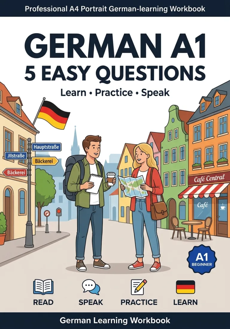 Introduce Yourself in German: A1 Beginner Guide cover